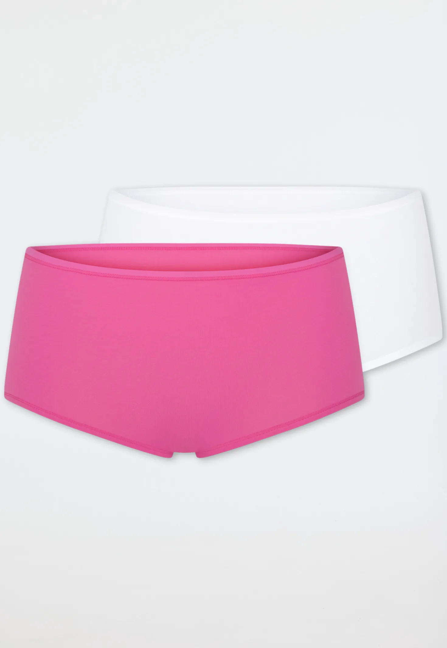 Shorts 2er-Pack pink/ weiß - 95/5