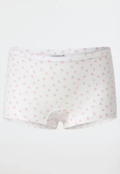 Shorts 3er-Pack Punkte weiß/rosa - 95/5