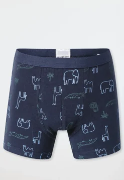 Shorts 7er-Pack Ringel Safari-Tiere mehrfarbig - 95/5