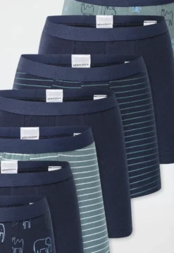 Shorts 7er-Pack Ringel Safari-Tiere mehrfarbig - 95/5