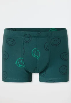 Shorts 5er-Pack Ringel Smiley grün/ blau - 95/5