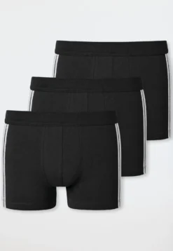 Shorts 3er-Pack Streifen schwarz - 95/5
