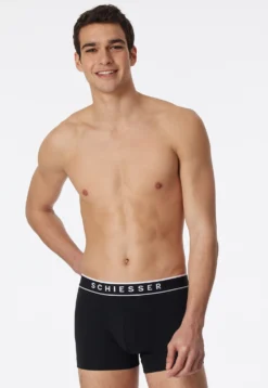 Shorts 3er-Pack Webgummibund schwarz - 95/5