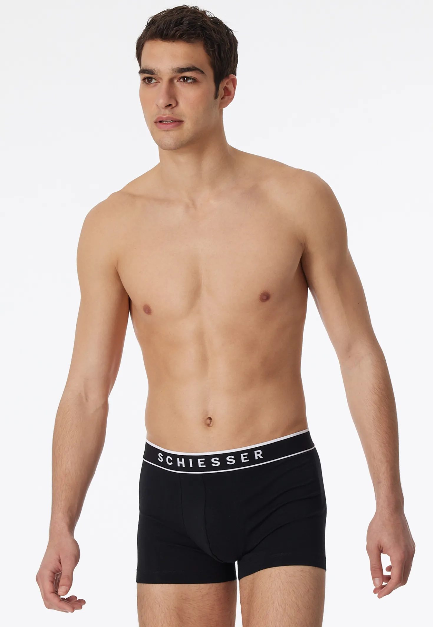 Shorts 5er-Pack Webgummibund schwarz - 95/5