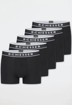 Shorts 5er-Pack Webgummibund schwarz - 95/5