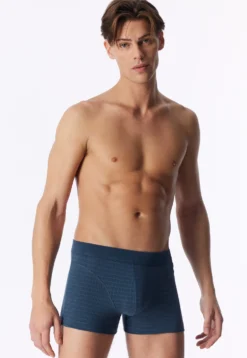 Shorts gemustert deep blue - Comfort Fit
