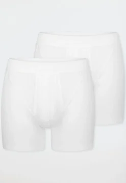 Shorts mit Eingriff 2er-Pack weiß - Authentic