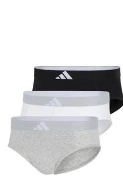 Slip 3er-Pack Schwarz/Grau/Weiss - ADIDAS