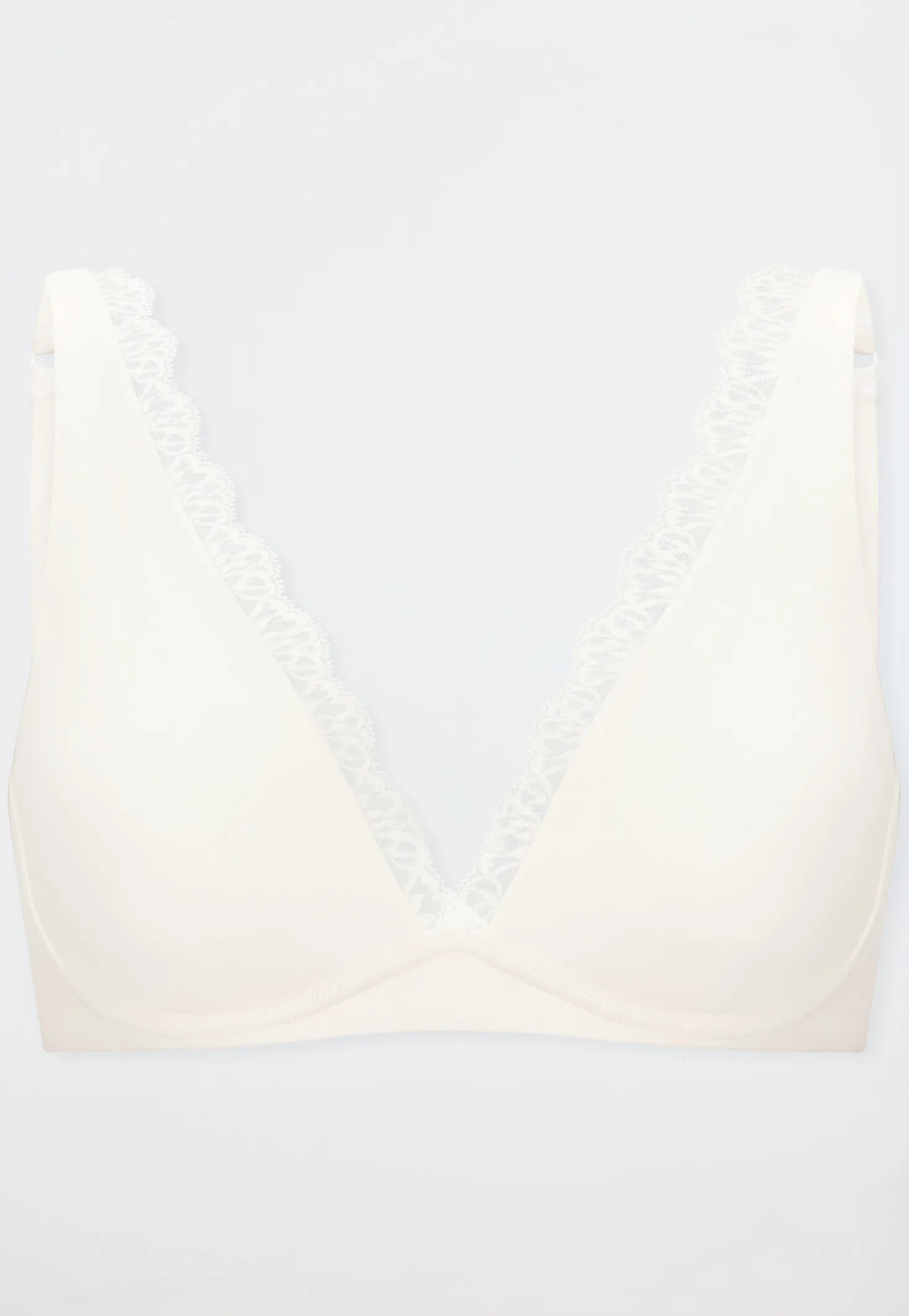 Soft-BH gemoldet ohne Bügel Spitze off-white - Unique Cotton