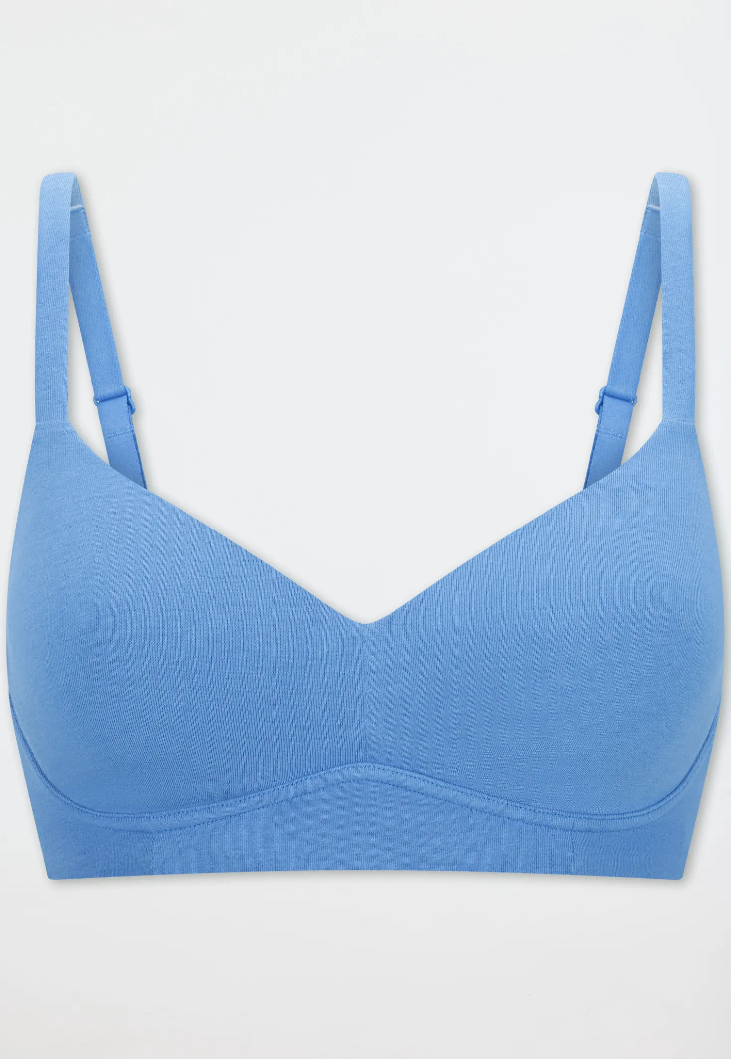 Soft BH mit Schale aqua - Unique Cotton