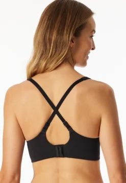 Soft BH mit Schale schwarz - Unique Cotton