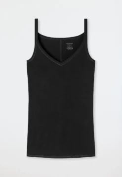 Spaghetti-Top schwarz - Personal Fit