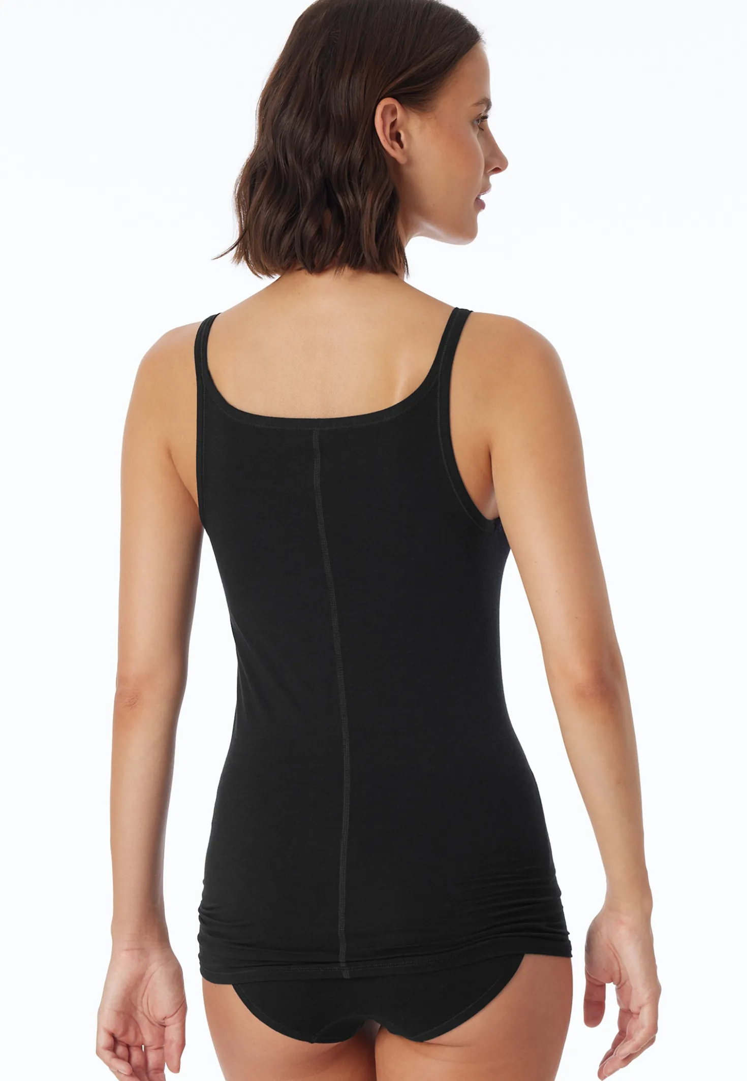 Spaghetti-Top schwarz - Personal Fit