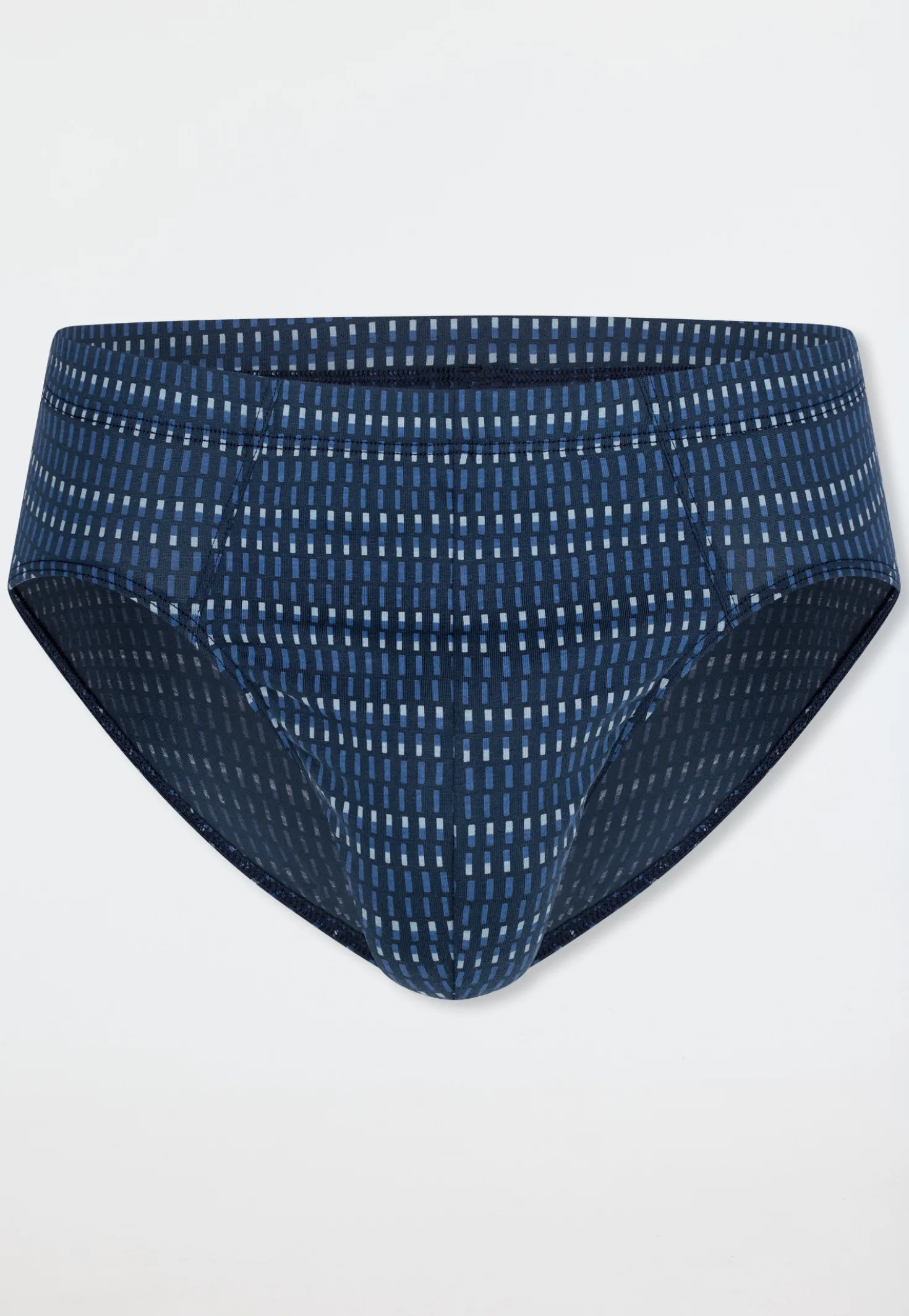 Supermini-Slip aqua gemustert - 95/5