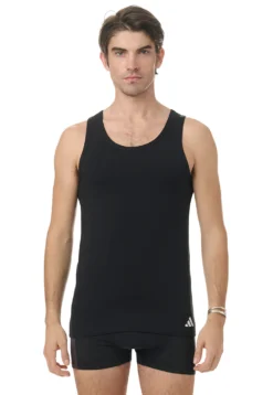 Tank Top 2er-Pack Schwarz - ADIDAS