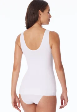 Trägertop Microfaser herausnehmbare Pads weiß - Invisible Soft