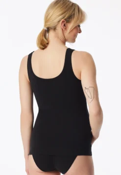 Trägertop Schwangerschaftswäsche schwarz - Unique Maternity