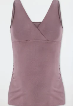 Trägertop Schwangerschaftswäsche mauve - Unique Maternity
