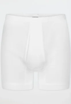 Unterhose kurz mit Eingriff Doppelripp weiß - Original Classics
